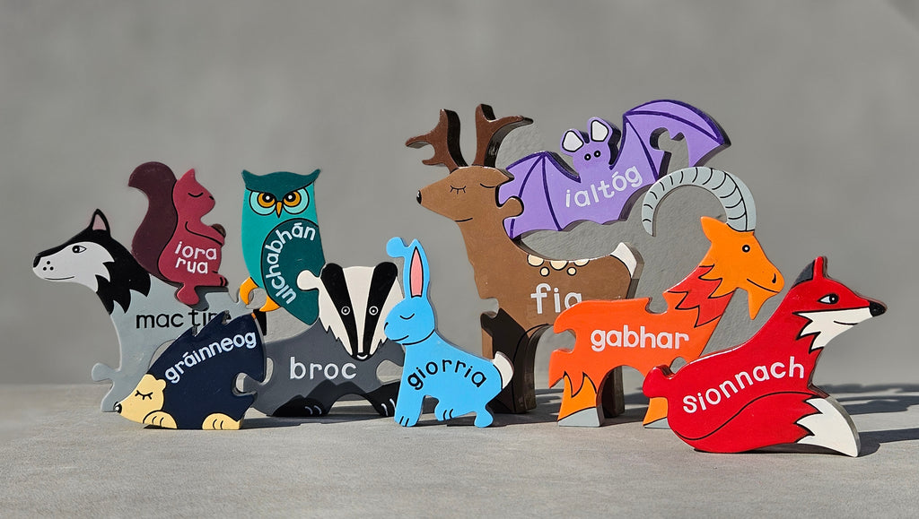 Irish Wildlife Jigsaw Puzzle (As Gaeilge)