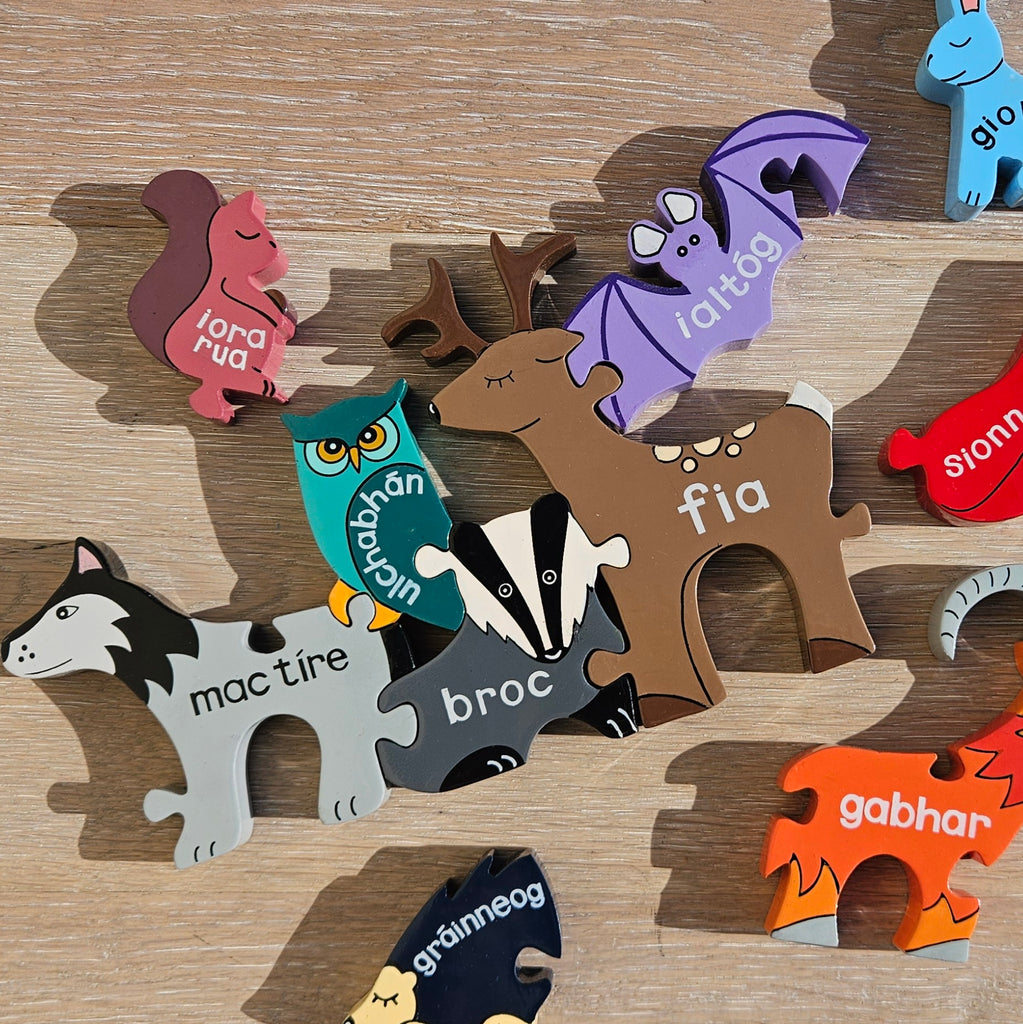 Irish Wildlife Jigsaw Puzzle (As Gaeilge)